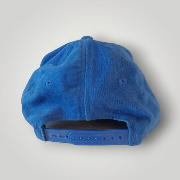 Vintage 1996 Brickyard 400 Snapback Hat Blue Top Of The World Indianapolis - Picture 4 of 6